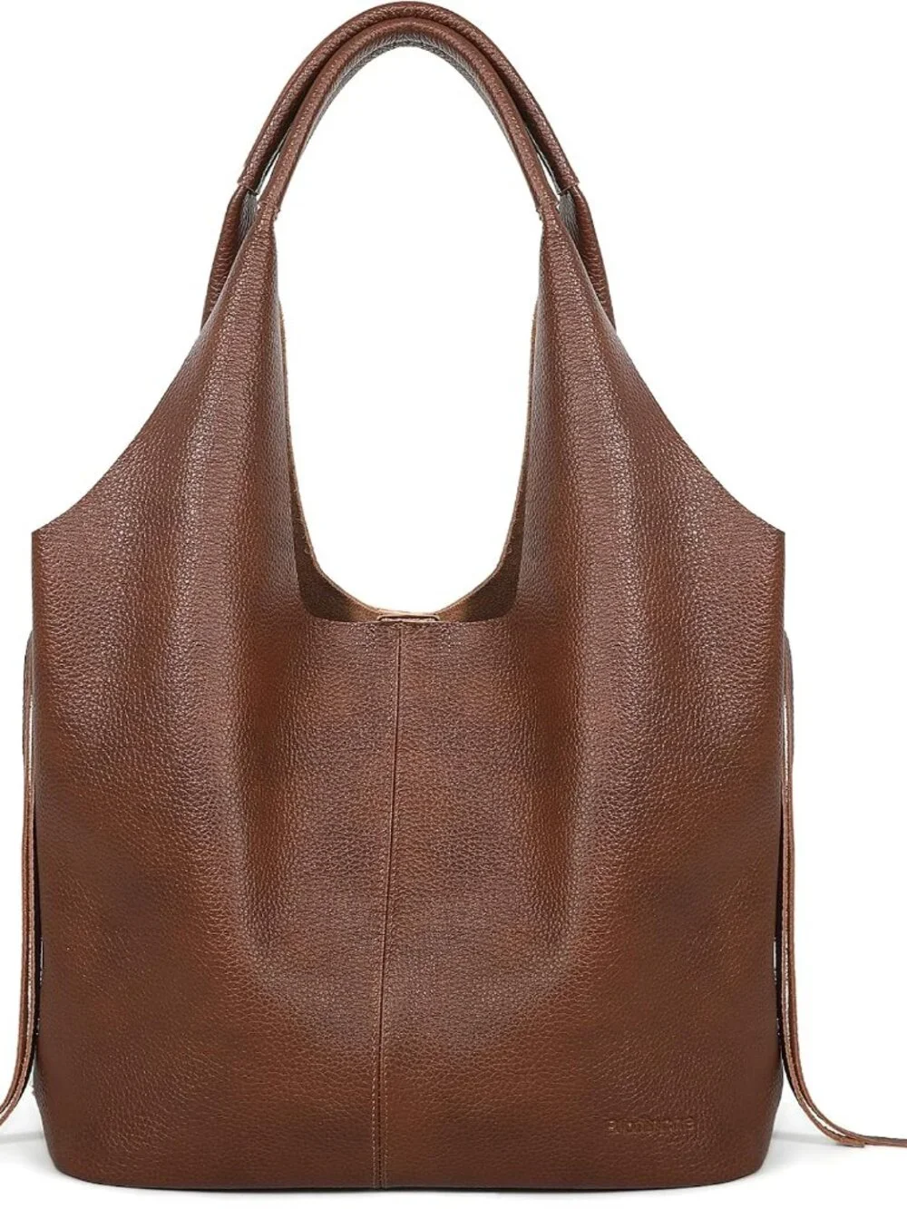 Genuine Leather Purses for Women, Slouchy Hobo Tote Bag, Shoulder Handbag | Full